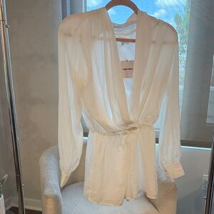 Superdown white dress small nwt